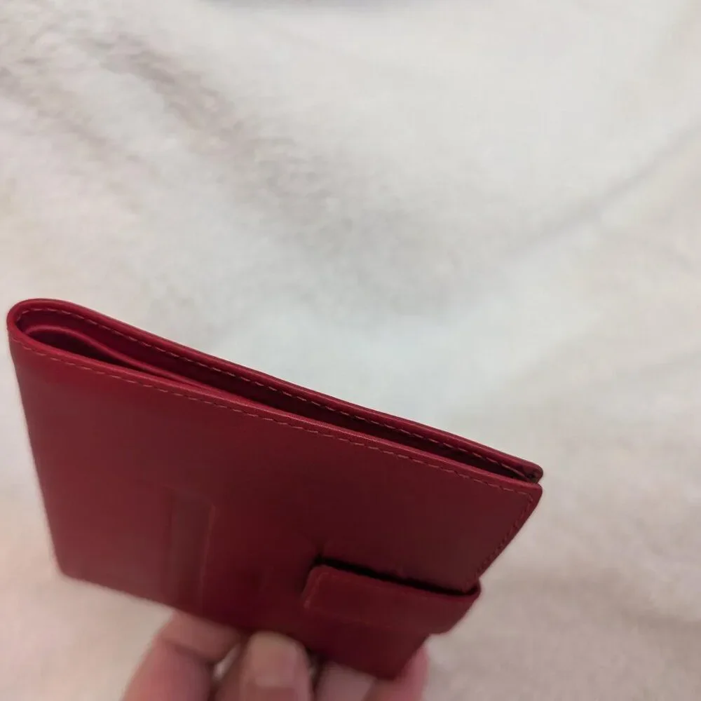 Authentic Valentino Garavani Embossed Bifold Wallet